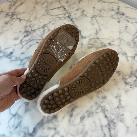 UGG Brown Shearling Slippers - Picture 5 of 5